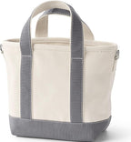 Lands' End Open Top Canvas Tote Bag