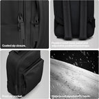 RAINS Regular Book Daypack, Backpack, Laptop Bag, Waterproof, 2 Year Warranty, Black