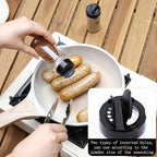 11-Piece Camping Spice Kit - 6 Powder & 3 Liquid Containers with Leakproof Lids, Portable funnel, EVA Hard Case - Portable Seasoning Set for Hiking, BBQ, RV Travel - BPA-Free PET Bottles