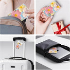 Wallet Tracker Card (iOS Only), Rechargeable Bluetooth Smart Tracking for Apple Find My Compatible Anti Tracker for Men Women Slim Item Locator for Purse Passport Key Luggage Tag (1Pcs/Sunflower)