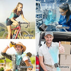 KITWLEMEN Portable Waist Fan - Personal Clip on Belt Fan, 5 Speeds 20H Cooling, Rechargeable Battery Operated, Wearable with Lanyard for Camping, Travel, Jobsite (Gray)