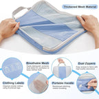 10 Set Compression Packing Cubes for Travel Essentials,Compressible Expandable Packing Cubes for Suitcase,OlarHike Luggage Organizer Bags for Travel,Handy Helper for Organizing Clothes(Light Blue)