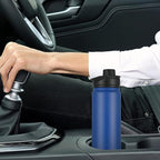 HASLE OUTFITTERS Insulated Water Bottle 22 oz Double Wall Stainless Steel Water Bottle Wide Mouth with Straw Lid & Spout Lid Keeps Cold or Hot(Royal Blue,1)