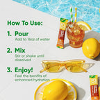 IQMIX Hydration Electrolyte Powder – 4-in-1 Formula for Hydration, Mental Clarity, Mood and Recovery – Sugar-Free Drink Mix, Keto, Magnesium L-Threonate, Lion’s Mane – 20 Count New Iced Tea Lemonade