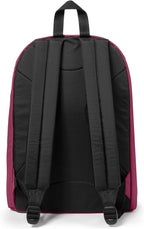 EASTPAK Out Of Office – 31L Backpack with Dual Compartments, 16” Laptop Sleeve, Security Pocket, Bottle Holder & Air Mesh Straps, Wine Burgundy