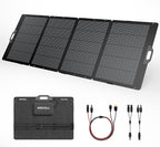 GRECELL 350W Portable Solar Panel for Power Station Generator, Foldable Solar Panel, 37.4V High-Efficiency Solar Charger 350W Power Backup with XT60/Anderson Output for Outdoor Van Camper Off-Grid