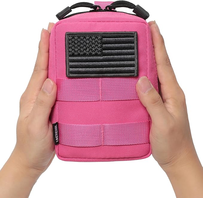 2 Pack Molle Pouches - Tactical Compact Water-Resistant EDC Pouch