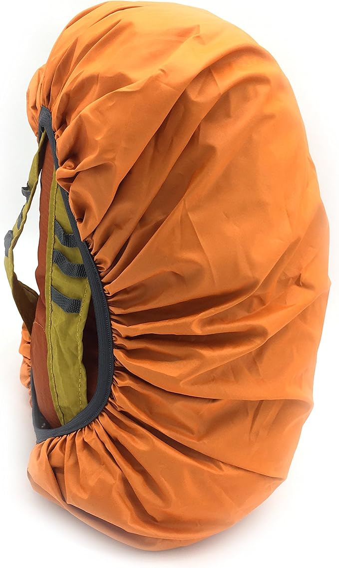 Silfrae Waterproof Rucksack Cover Backpack Rain Cover 30L-100L for Travel Climbing Hiking (Orange, 30L-40L)