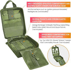 Medical Molle Pouch Tactical - 1000D Nylon First Aid Pouch, Big Capacity EMT Pouch Utility, Heavy Duty Military Grade Rip-Away Ifak Pouch for Home and Outdoor Activities（Bag Only