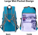 G4Free 40L Lightweight Packable Hiking Backpack, Waterproof Travel Daypack