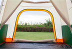 KTT Instant Tent 6 Person(B),Large Family Cabin Tents,Automatic Tent Build Quickly in 60S,2 Rooms,2 Top Windows,3 Doors and 3 Windows with Mesh,Waterproof,Big Tents for Outdoor,Picnic,Camping.