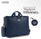 HAMMONDS FLYCATCHER Genuine Leather Laptop Bag for Men, Padded 15.6" Laptop Sleeve, Leather Messenger Bag for Men Briefcases