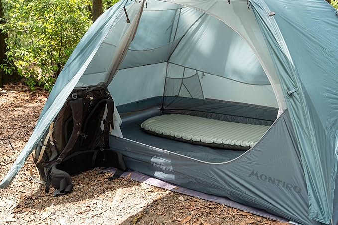 Wander Hawk 2-Person Backpacking Tent, Lightweight 2 Person Tent for Bikepacking Backpacking Camping & Hiking