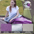 REDCAMP Ultra Lightweight Sleeping Bag for Backpacking, Hiking, Comfort for Adults Warm Weather, with Compression Sack