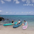 AIR-STONE 10'6” 450 lb Capacity，Inflatable Stand Up Paddle Board with sup Accessories Including Backpack, Repairing Kits, Non-Slip Deck, Leash, 3 Fins, Paddle and Hand Pump