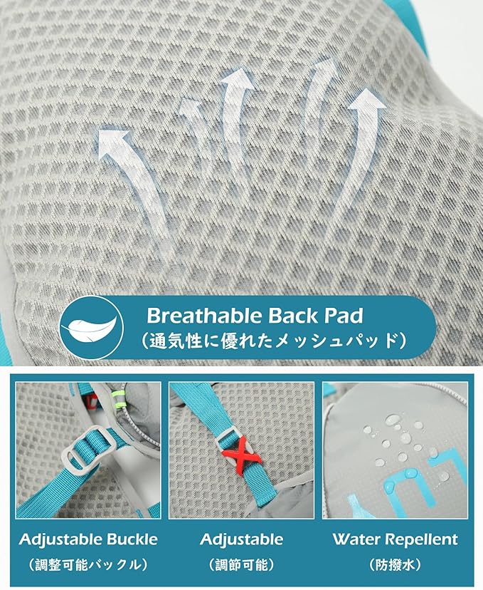 TRIWONDER Hydration Backpack Lightweight Water Pack for Men Women Hydration Pack for Cycling, Running, Hiking and Biking