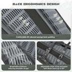 Maelstrom Hydration Hiking Backpack with 2L/3L Water Bladder, High Flow Bite Valve Camping Daypack Lightweight