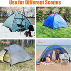 Eurmax USA Hiking Camping Tent Stakes and Hammer Set Lightweight Multi-Function Tent Hammer with Tent Stake Remover,Tent Pegs for Camping, Hiking, Backpacking, Gardening(Blue Stakes)