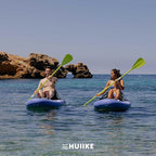 Paddle Board Paddle 2-in-1 Aluminum Sup Paddleboard Oar & Kayak Detachable 4 Piece | Double Sided Sup Oar Adjustable for Stand Up Board | Packable Paddleboard Ore & Kayak for Paddleboarding