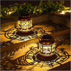 French Bulldog Solar Lanterns Outdoor Waterproof,Hanging Solar Lights French Bulldog Gifts for Women Men Metal LED Decorative Light for Yard,Patio,Lawn,Tabletop,Pathway,Landscape,Garden Decor