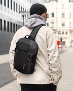 tomtoc 7L Sling Backpack Crossbody Bag for Men Women, EDC Daypack Chest Shoulder bag for 14-inch MacBook Pro M5, 13" MacBook Air/Pro, 13'' iPad Pro M5/iPad Air M3, Organized, Daily Use, Work, Travel-S