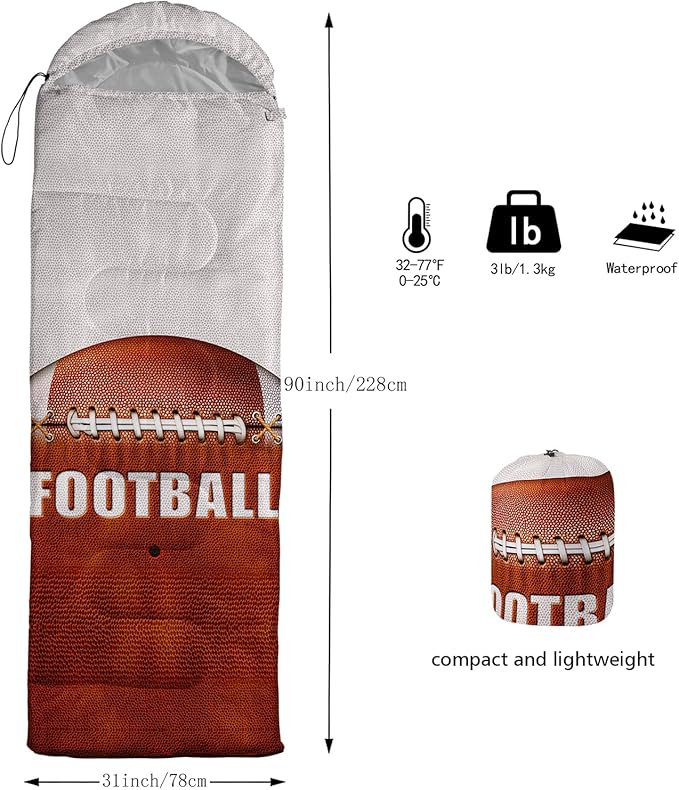 BSNTHO Camping Sleeping Bags,3 Season Warm & Cool Weather,Lightweight,Waterproof Sleeping Bags for Adults & Kids,Traveling,and Outdoors,Camping Gear Equipment