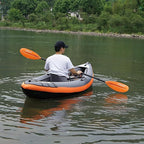 Kayak Paddle 4 Pieces Aluminum Shaft and PP Blade Floating 86.6in/220cm, 90.5inch/230cm Lightweight Oars