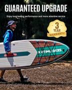 ZLX Inflatable Stand Up Paddle Board, 10'6" SUP Non-Slip Stable Deck Pad, Unique Center Fin, Premium Accessories, Portable Paddleboard for Adults, Beginners, All Skill Levels