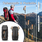 Hiking Poles, Ultra-Light Telescopic Trekking Poles,Portable Walking Sticks with Adjustable Height for Men and Women
