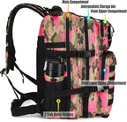 Military Tactical Backpack 45L Large Tactical Backpack for Men, Hiking Rucksack With Bottle Holder