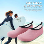 Deevike Water Shoes for Women Men Barefoot Quick-Dry Aqua Socks Slip-on for Beach Swim Surf Yoga Exercise