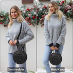 ALEVMOOM Portable Telescoping Collapsible Stool with Cushion & Bag, Retractable Folding Stool for Adults, Lightweight But Sturdy Capacity 440 lbs for Camping Fishing Hiking BBQ