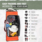 Jetstream Heavy Duty Multi Pocket Durable Sports Gym Equipment Travel Duffel Bag