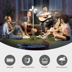 Telescopic Camping Lights Rechargeable 14000 mAh Led Multifunction Magnetic Lanterns Job Site Lighting Cordless Dimmable Camping Tent Lamp Portable Power Supply 6000LM IPX5 Waterproof