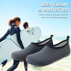 Deevike Water Shoes for Women Men Barefoot Quick-Dry Aqua Socks Slip-on for Beach Swim Surf Yoga Exercise