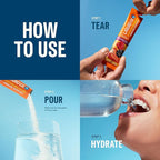 Liquid I.V.® Hydration Multiplier +Immune Support - Tangerine | Electrolyte Powder Drink Mix | 1 Pack (14 Servings)