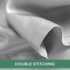 Queen Sheets by Pure Bamboo, Genuine 100% Organic Viscose Derived from Bamboo Bed Sheet Set, Luxuriously Soft & Cooling, Double Stitching, Lifetime Quality Promise (Queen, Silver Pearl)