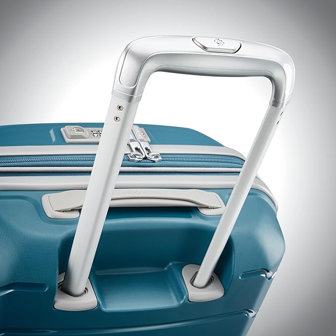 Samsonite Freeform 2-Piece Luggage Set - Carry-On & Large Checked Luggage with Dual Spinner Wheels - Durable Polypropylene Hardshell - TSA Lock, Airline-Approved - Expandable Hard Shell - Dark Teal