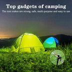 12 Pack Tent Stakes Heavy Duty, Metal Tent Stakes, Black Camping Stakes, Steel Tent Spikes, Canopy Stakes, Tent Pegs for Car Camping, Yard Decoration, Tarp, Shade Tent, Picnic