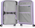Traveler's Choice Pagosa Hardshell Expandable Luggage with Spinner Wheels, Lavender, 2-Piece Set (22/26)