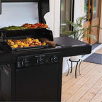 Charbroil® Pro Series™ with Amplifire™ Technology 3-Burner Propane Gas Grill and Griddle Cabinet, Black - 463365124
