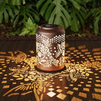 Waterproof Solar Lanterns - Butterfly & Rose Outdoor Lantern Gifts for Women Decorative Hanging LED Lights for Garden, Patio, Yard, Tabletop Auto On/Off Energy Efficient Warm Glow