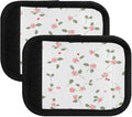 Qilmy Fresh Style Floral Fragments Luggage Handle Wrap 4Pack Luggage Identifiers Tag Comfort Handle Grips Cover for Stroller Suitcase Bag Airplane Travel Accessories1503