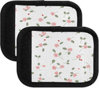 Qilmy Fresh Style Floral Fragments Luggage Handle Wrap 4Pack Luggage Identifiers Tag Comfort Handle Grips Cover for Stroller Suitcase Bag Airplane Travel Accessories1503