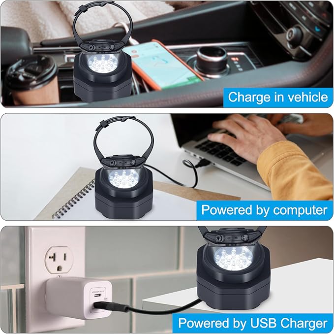 CoolFire (The Original) - USB-C UV Free Solar Watch Fast Charger for All Eco Solar Watches. Safe 24/7 Charging (No 8H Timer Needed). Reloj Hombre Portable Charger. BK