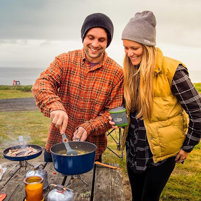 GSI Outdoors Bugaboo Base Camper, High-Efficiency Cookset – Ceramic Non-Stick Coated