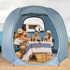 Alvantor Pop Up Screen Tent House Room Instant Outdoor Camping Canopy Sun Shelter Gazebo for Patio, Backyard & Deck, Privacy Tent(2-10 People, 8'x8' 10'x10' 12'x12')