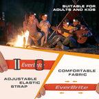 EverBrite Headlamp, 2 Pack Kids Headlamp with Red Light and Memory Function, Head Lamp for Adults and Kids with 5 Modes, Bright Headlamps for Camping, Running, Batteries Included