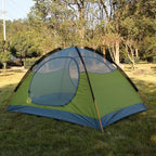 3-4 Season 2 3 Person Lightweight Backpacking Tent Windproof Camping Tent Awning Family Tent Two Doors Double Layer with Aluminum rods for Outdoor Camping Family Beach Hunting Hiking Travel