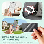 2026 MFi Certified Wallet Air Tracker Tag for New Year Stuffers for Men Gifts for Women, Smart Tag Work with Apple Find My Slim Tracking Card - White Elephant Gifts for Adults,100 Mouths Battery Life